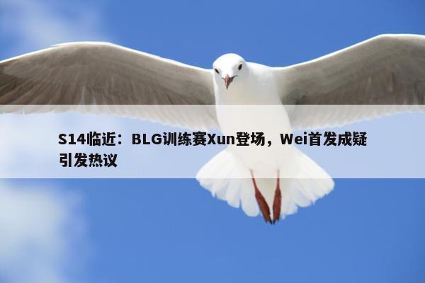 S14临近：BLG训练赛Xun登场，Wei首发成疑引发热议